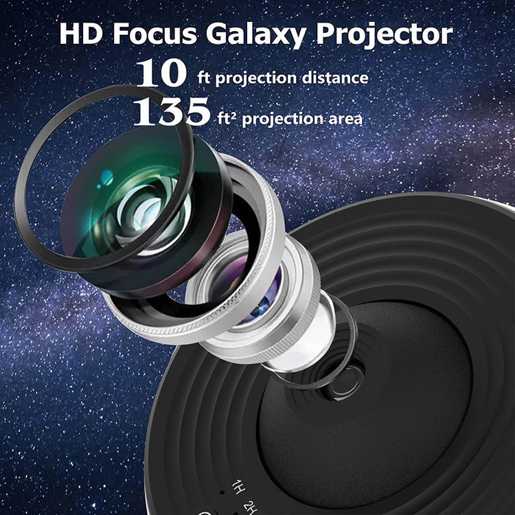 چراغخواب پرژکتور کهکشانی 12 دیسک مدل Galaxy Projector