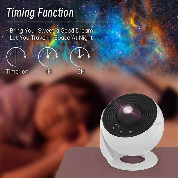 چراغخواب پرژکتور کهکشانی 12 دیسک مدل Galaxy Projector