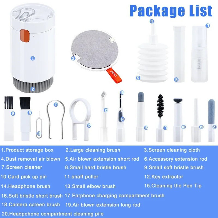 کیت تمیز کننده 20 کاره
