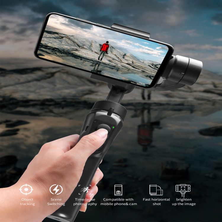 پایه نگهدارنده گوشی موبایل مدل گیمبال لرزشگیر کد F6