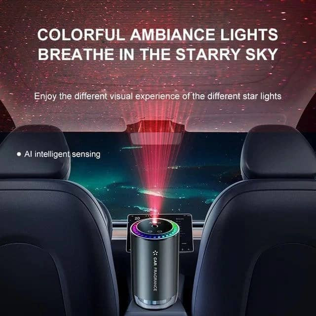 خوشبوکننده خودرو شارژی RGB با لیزر سقفی