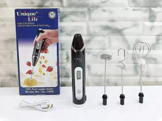 همزن وکفساز (فومر) شارژی برند یونیک لایف مدل UL-1909 (3حالته و 3سری)