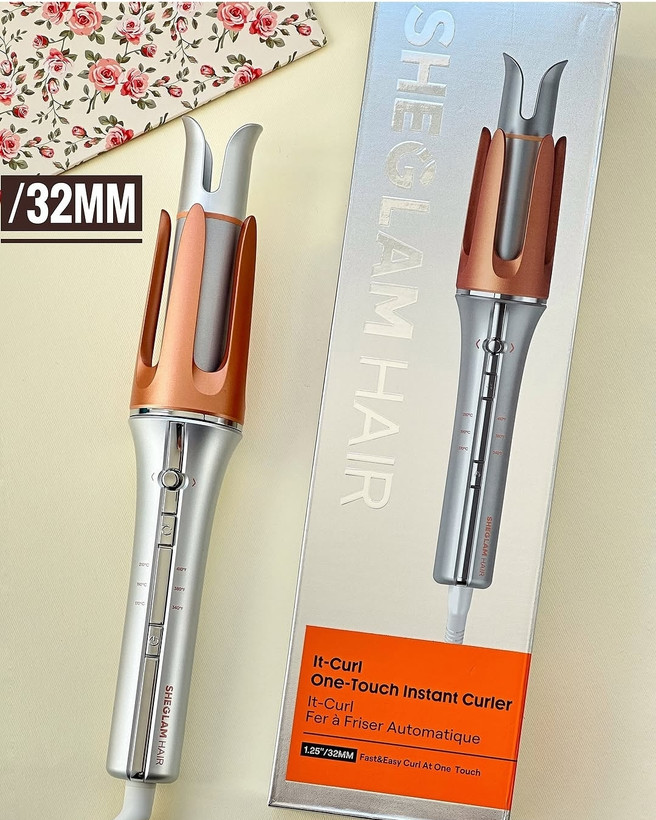 دستگاه فر کننده مو (کرلی شیگلم) سایز 32mm ارسال فوری زیر ۲ ساعت در تهران