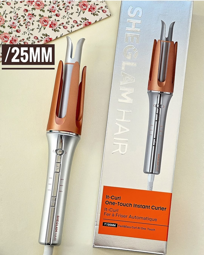 دستگاه فر کننده مو (کرلی شیگلم) سایز 32mm ارسال فوری زیر ۲ ساعت در تهران