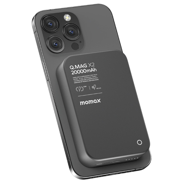 پاوربانک وایرلس شارژ مومکس 5000 میلیآمپر مدل Momax Q.Mag X1 IP116