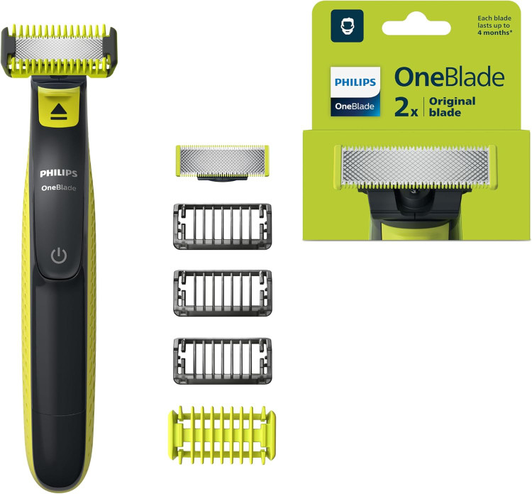 ماشین اصلاح Philips OneBlade QP2824/10 – سبک، ضدآب و دوطرفه