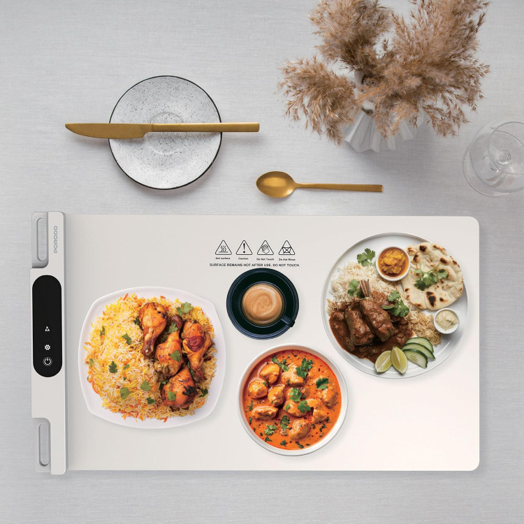 صفحه گرمکن غذا قابل حمل و رولشونده – Porodo Lifestyle Warming Mat