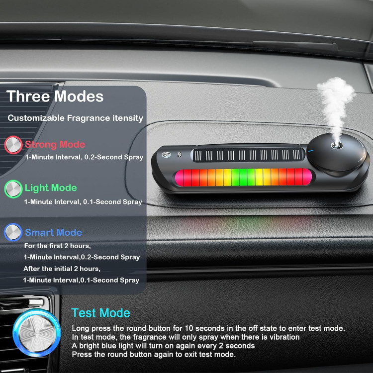 خوشبوکننده هوشمند خودرو خورشیدی – Smart Car Air Freshener with Solar