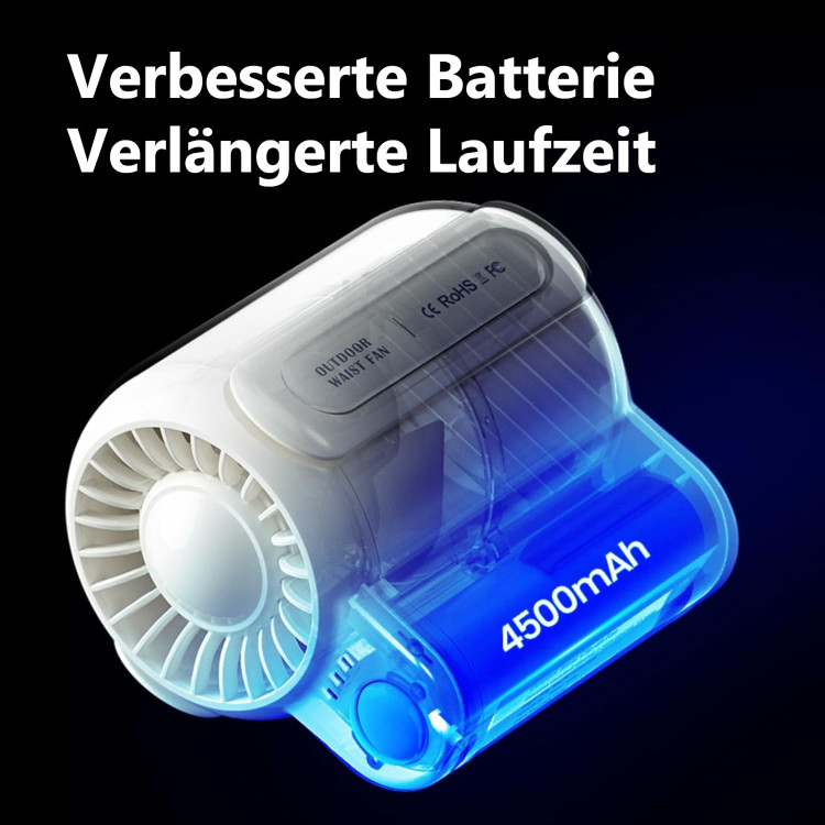 فن کمری قابل حمل سهحالته مدل Portable Handheld Fan