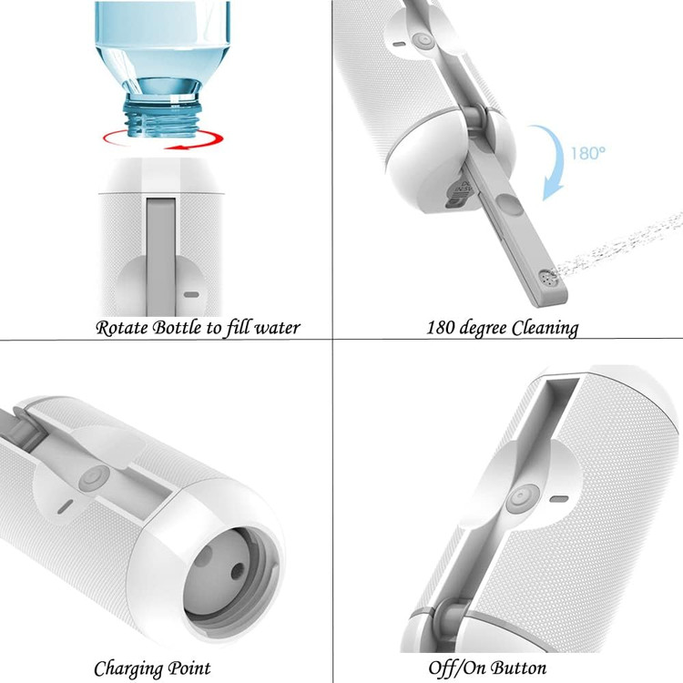 خودشور مسافرتی شارژی ۵۰۰ میلیلیتری مدل Electric Portable Bidet