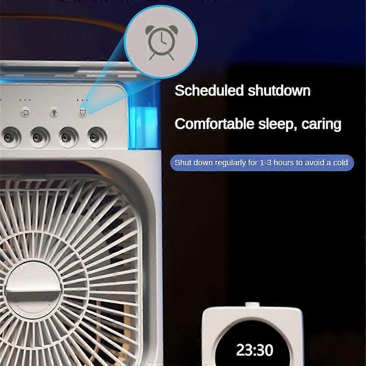 پنکه مهپاش ۴ کاره قابل حمل مدل Portable Air Conditioner Fan