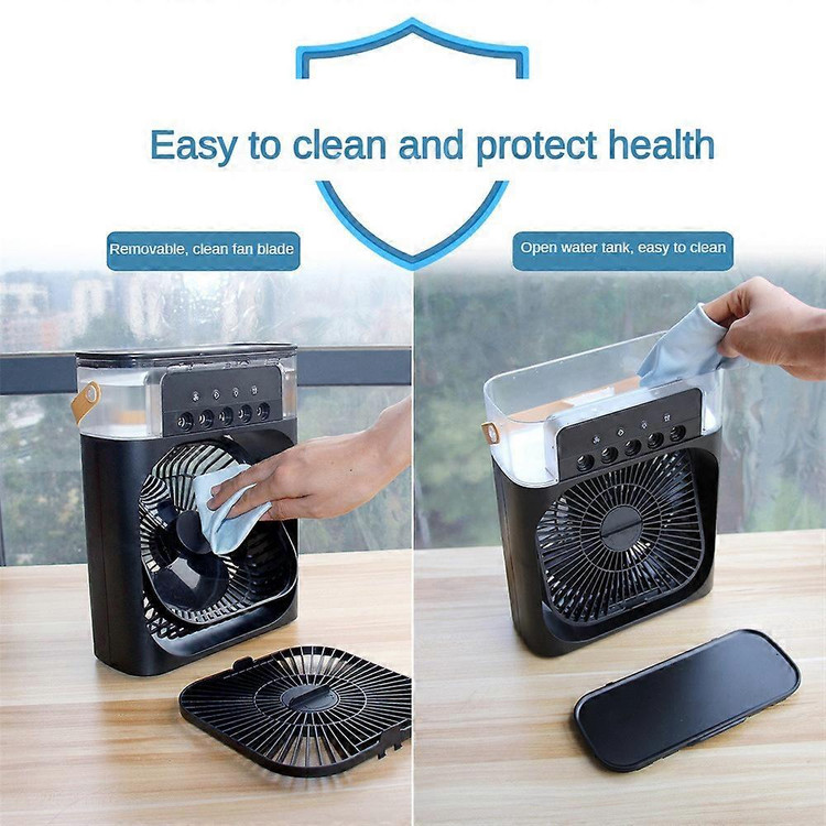 پنکه مهپاش ۴ کاره قابل حمل مدل Portable Air Conditioner Fan