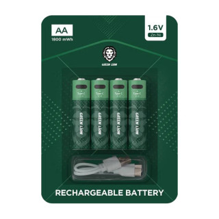باتری قلمی قابل شارژ گرین لاین مدل AA ظرفیت 1800mWh