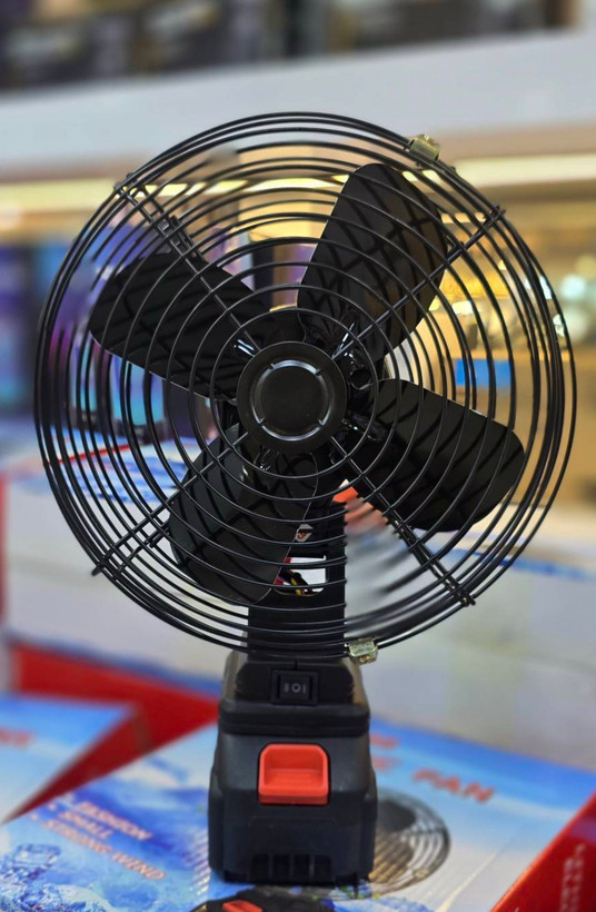 پنکه شارژی ۴۸ ولت توری فلزی مدل FAN LITHIUM 3PIN