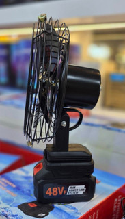 پنکه شارژی ۴۸ ولت توری فلزی مدل FAN LITHIUM 3PIN